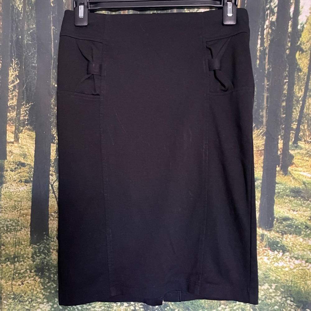 Black Bow Skirt